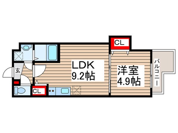 金太郎ヒルズ255の物件間取画像